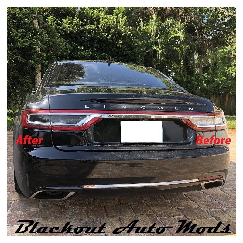 Blackout Auto Mods Tail Light Blackout Kit Smoked Vinyl Overlay