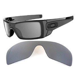 Galaxy Replacement Lenses For Oakley Batwolf Polarized Titanium 100% UVAB