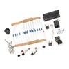 Compact 4-digit DIY Digital LED Clock Kit Light Control Temperature