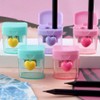 Heart Pencil Sharpener with Container Coloured Sharpener with Tin Cute