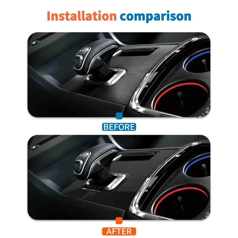 JeCar for Charger Carbon Fiber Interior Center Console Gear Shift