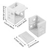 12 Pcs 1 Inch Blind Brackets Mini Blind Brackets Blinds
