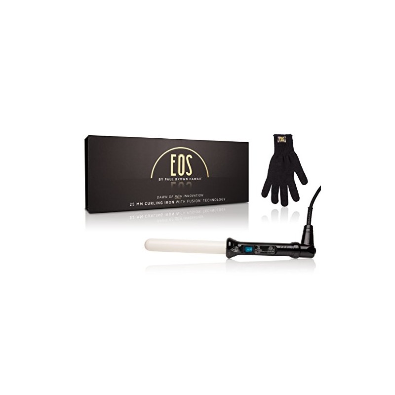 Paul Brown Hawaii EOS Curling Wand; Premium Hair Clipless Curler