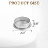 Round Aluminum Louver with Insect Screen, 2 Inches, 6-Pack