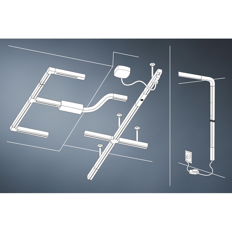 Paulmann 95598 3-Step-Dim Tubo URail LED Individual spot 170lm 4W