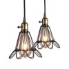 2 x E27 Vintage Pendant Light Ceiling Lighting Loft Style