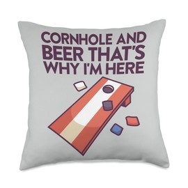 Cornhole Bean Bags And Cornhole Boards Designs Game Bags Corn Hole Board Cornhole Throw Pillow, 18x18, Multicolor