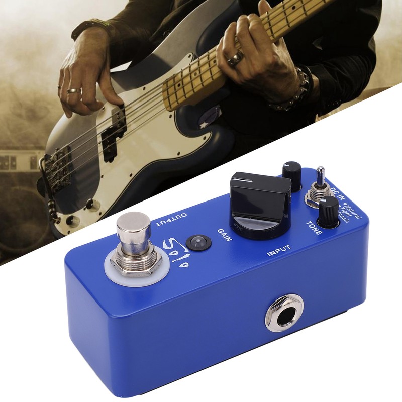 Distortion Pedal Metal Mini Effects High Gain Electric Guitar Effector
