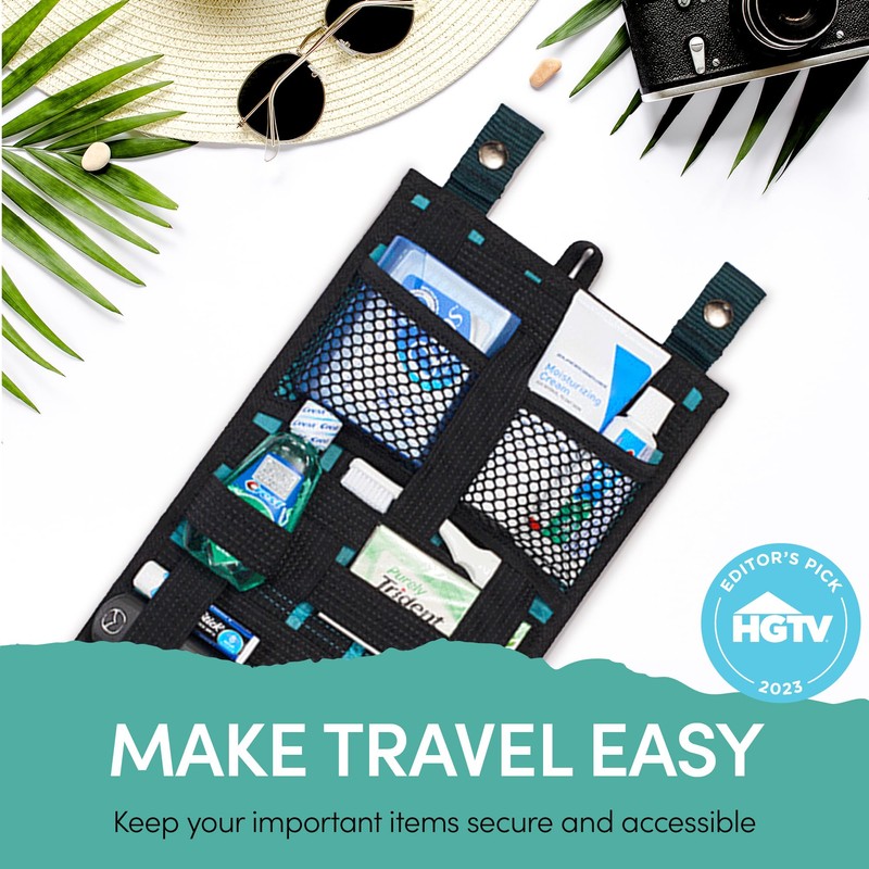 Pack Gear Hanging Mesh Organizer – Durable Elastic Pockets Designed