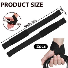 Weight Lifting Straps Deadlifting Powerlifting,Padded Heavy Duty Double Stitched Weight Lifting Gym Straps, 5MM Neoprene Wrist Support, Anti Slip Hand Bar Grip for Men and Women