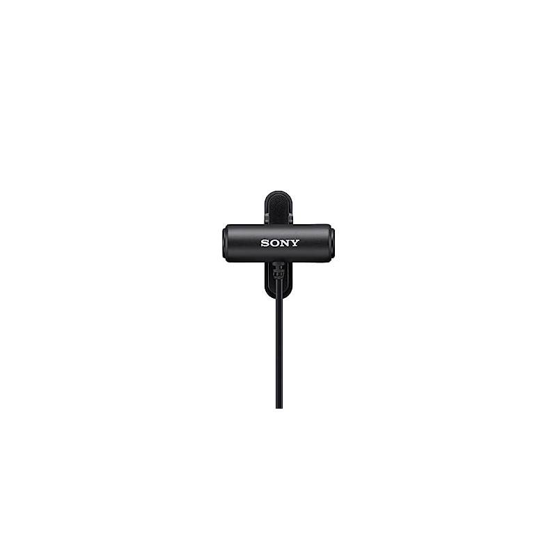 Sony Micrófono estéreo ECMLV1 de Solapa