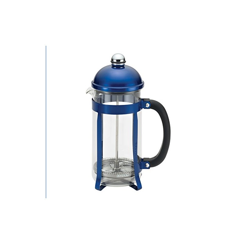 BonJour Coffee 8-Cup Maximus French Press, Blue