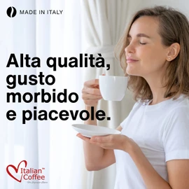 ITALIAN COFFEE Espresso pods compatible with Nespresso Original machines, Aluminum Organic capsules (The Michelangelo aluminum, 100 count (Pack of 1))