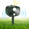 Ultrasonic Animal Repeller Solar Powered Motion Detection Animal Deterrent Device