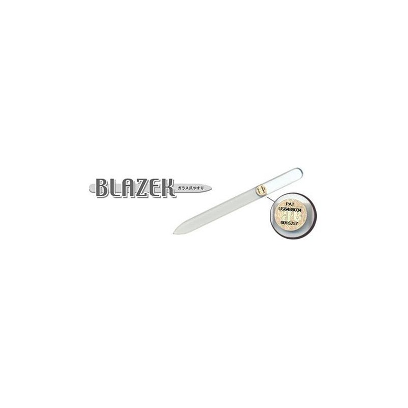 Brajek PK01 Glass Nail File, 5.5 inches (140 mm), Double