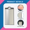 Leogony Double-Sided Titanium Chopping Board, Stainless Steel Cutting Board for