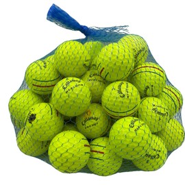Golf Ball Planet ERC Soft Triple Track Used Golf Balls for Callaway 3A/Good (50 Pack, Yellow)