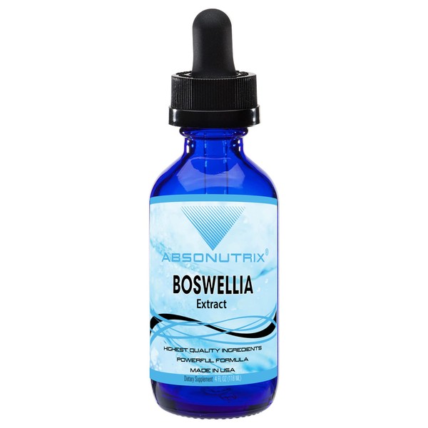 Absonutrix Boswellia Extract 500mg Per Serving 4 Oz Boswellia Serrata Resin Natural Product Helps and Supports Joint Health Made in USA