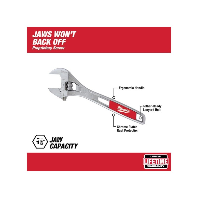 AGN 48-22-7412 12CRM Adjustable Wrench