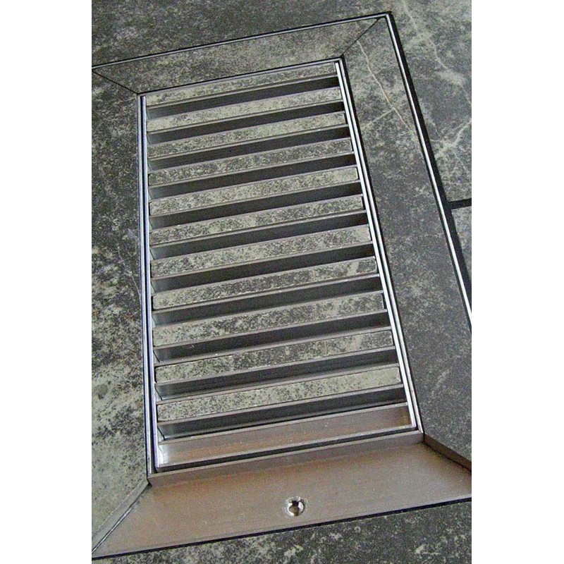 Chameleon 4"x12" 3/8" Thick Floor Vent Registers Matching Floor Tile