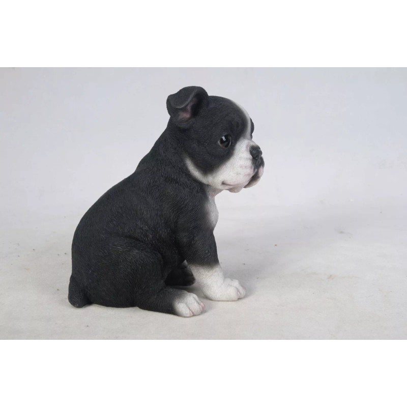 Hi-Line Gift Ltd. Boston Terrier Puppy Garden Statue Small Dog