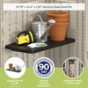 Suncast Vertical Shed Shelf Kit, Space-Saving Shelf for Vertical Outdoor