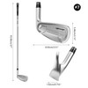 Wosofe 7 Iron Golf Club for Adult Men Women Iron