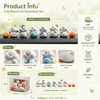 Cute Bunny Car Dashboard Decor Set for Center Console –