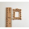 Town Square Miniatures Dollhouse Miniature Small Picture Frame Fancy Gold