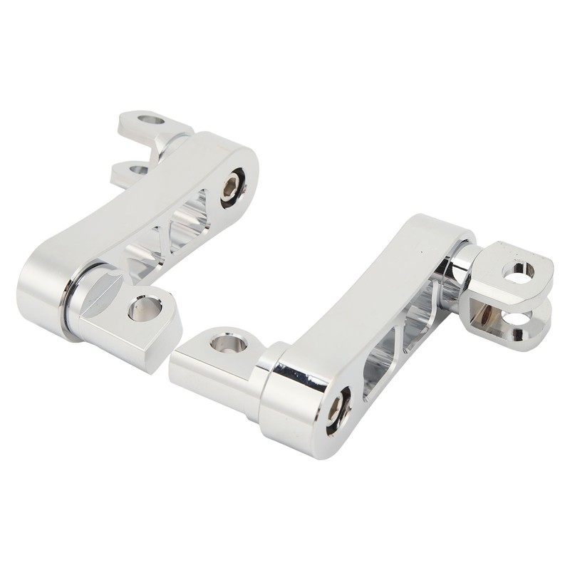 Motorcycle Foot Peg Highway Bracket 360° Adjustable Rugged Foot Peg