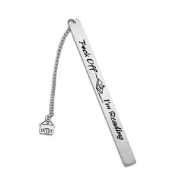 Funny Reading Gifts for Men Women Humorous Graduation Gifts for Her Him Birthday Gift for Book Reader Lover Office Gag Gift for Coworker Christmas Presents for Bookworms Book Club Accessories Bookmark