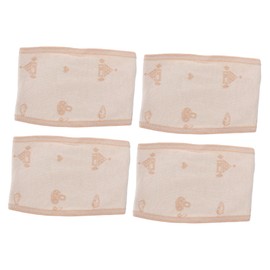Kisangel 4Pcs Soft Cotton Bellybands Comfortable Navel Belts for Newborns Gentle Skin Breathable Belly Belts for Indoor Outdoor Use