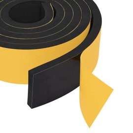 Yotache Self Sticking Foam Insulation Tape 2" W X 3/8" T (New Adhesive Craft), Weather Strip Seal for RV, Air Conditioner Window, Automotive, Garage Door, 6.5 Ft Length