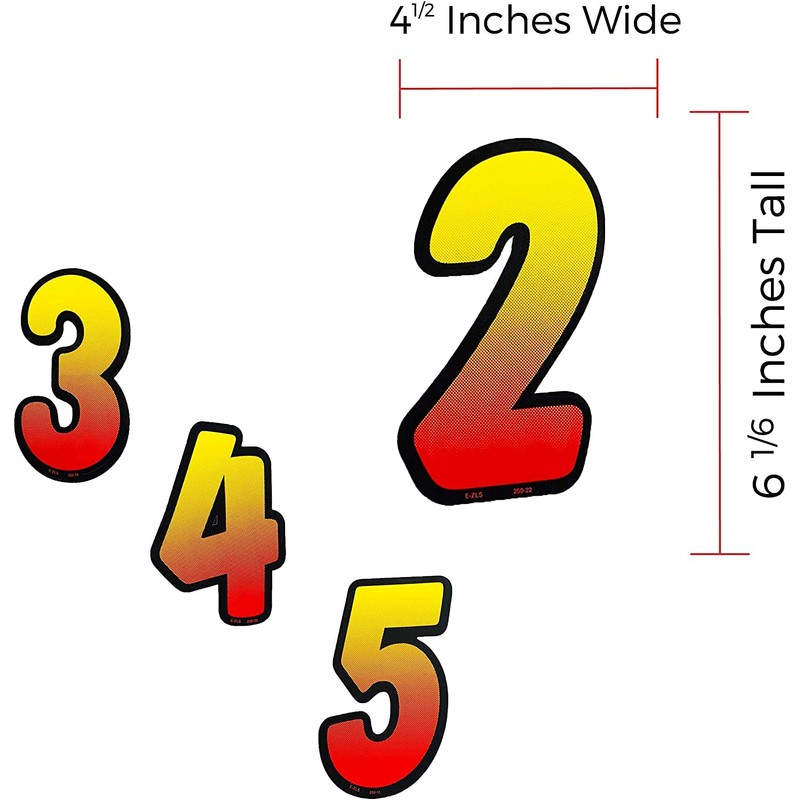 #4 3 Packs EZ LETTERING EZ LINE Auto Dealer Supplies