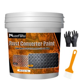 Rust Converter and Metal Primer 34.9 oz – Anti-Rust Coating Rust Paint Encapsulator for Maximum Rust, Stop Corrosion, Ideal for Car Parts, Boats, Railings, Fences, Tools, Heat Resistant