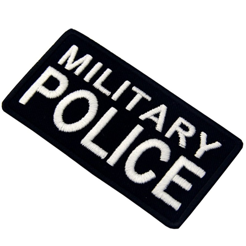 Military Police Glow-in-the-Dark Embroidered Velcro Patch