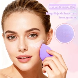 Kit 20 Pz Esponjas de Maquillaje, Beauty Sponge Set con Diadema Skincare y Muñequeras, Borlas Triangulares para Base, Polvo y Contorno, Set de Maquillaje Regalo para Mujer