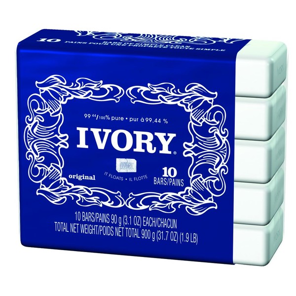 Ivory SIMPLY IVORY BAR SOAP, 10PK