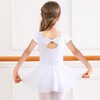 Bezioner Girls Ballet Dance Dress White Ballet Outfit Leotard with