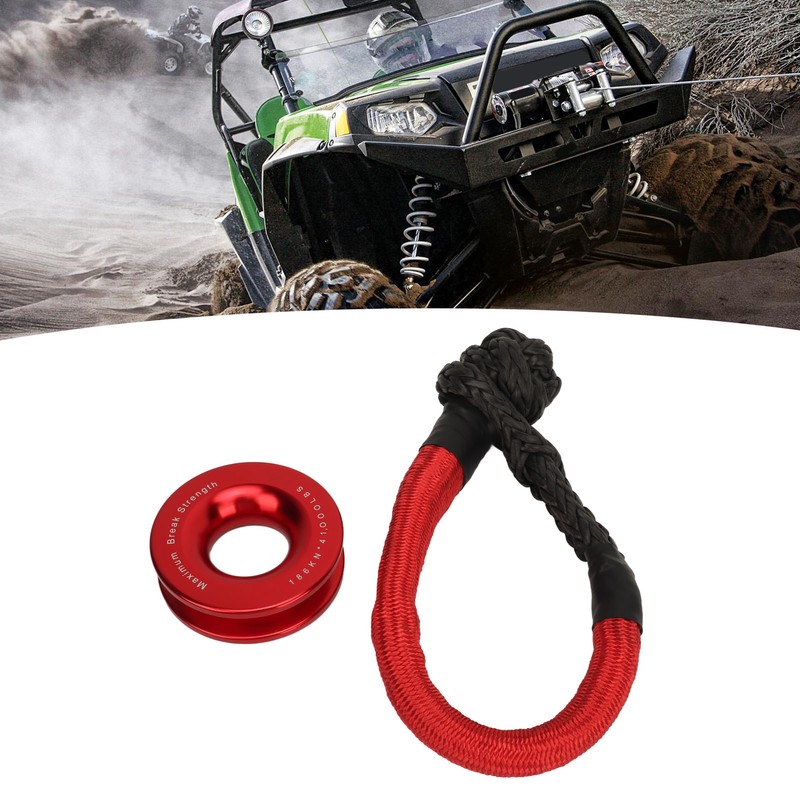 Rope Retention Pulley Rope Shackle Kit High Toughness for Off