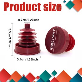 Rebvugr 2PCS Power Steering Reservoir Cap, Hydraulic Power Steering Reservoir Cap, Replacement 53697-SB3-952 Power Steering Pump Reservoir Cap Plug Cover, Fit for Honda Accord Odyssey Crv Civic Rd5/7