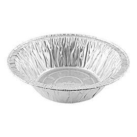 Handi-Foil 5 3/4" 12 oz. Aluminum Foil Meat Pot Pie Disposable Pan - (pack of 25)