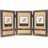 Lawrence Frames Bead Border Design, 4x6 Triple, Pewter