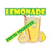 genetic/unbranded Food Truck Decals Lemonade Fresh Squeezed Concession Concession Sign