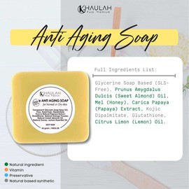 Khaulah Pure Premium, Anti Aging Soap