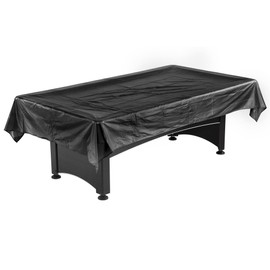 Hathaway Pool Table Billiard Dust Cover, Fits 7-8-Feet Table , Black