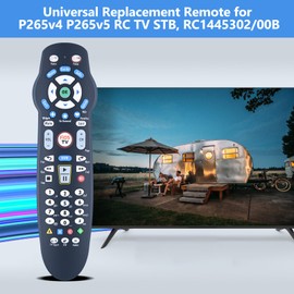 PZL Universal Replacement Compatible with Verizon Fios VZ P265v4 P265v5 RC TV STB Remote Control, for RC1445302/00B