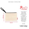 hello-bags Damen B-002-siterodeas Kulturbeutel/Handtasche, ekrü