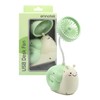 Ennotek Cute Animal Table Top Yellow Fan USB-C, Fun Office