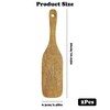 2 Pcs Sourdough Spatula Spurtle Wooden Kitchen Cooking Tools Teak